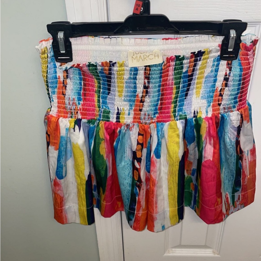 flowy multicolor shorts Judith March